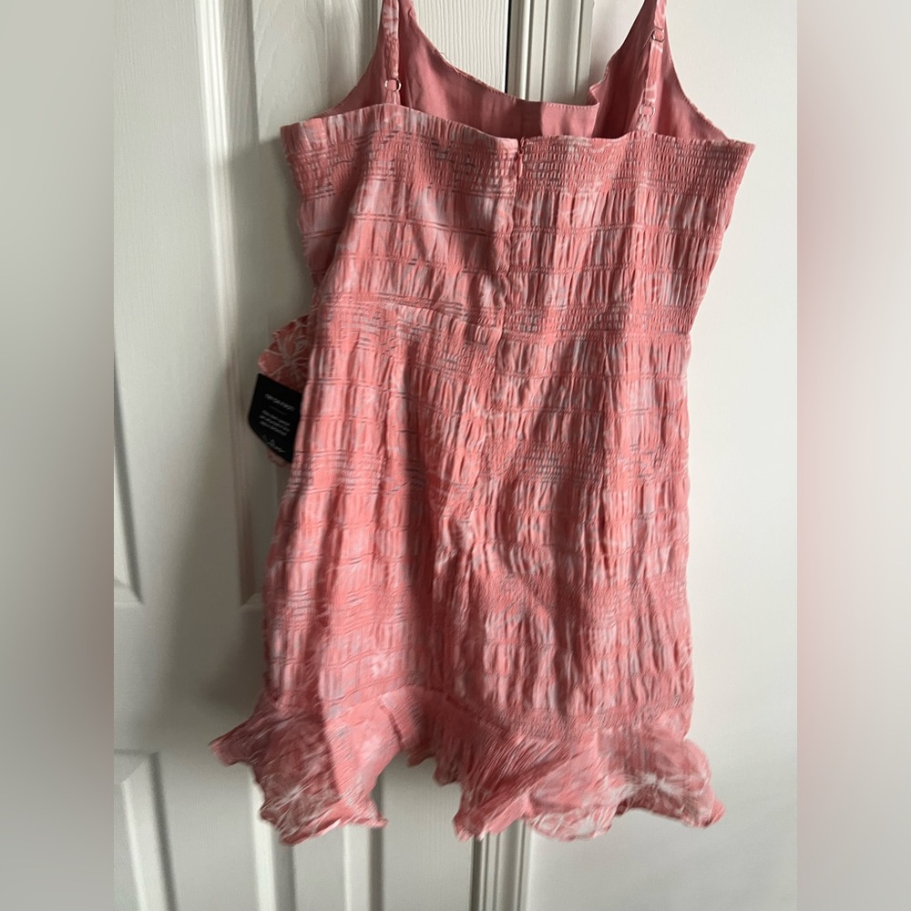 Pink Ruffled Sleeveless Dress Lulus L - Picture 7 of 11